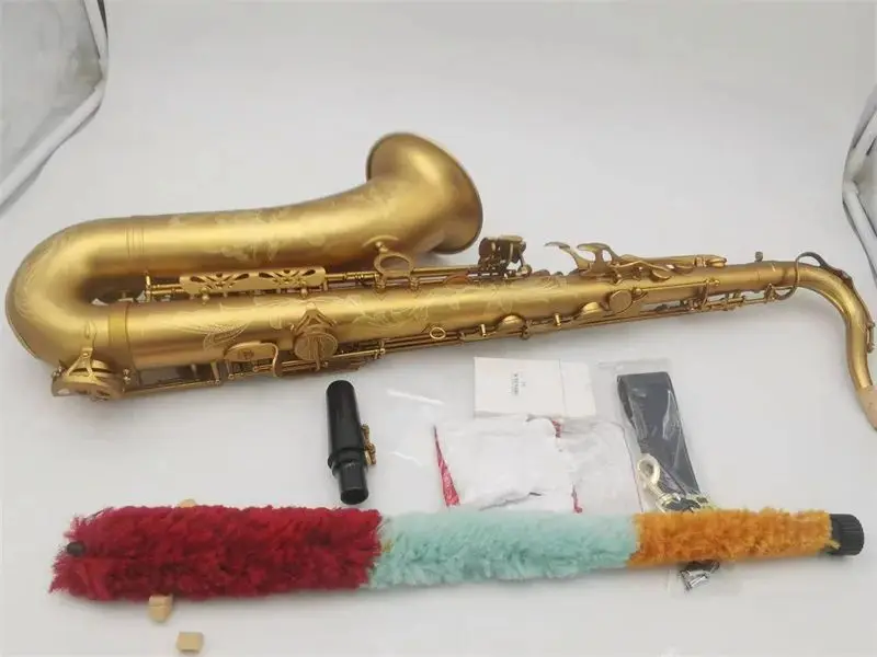 

Brand New Tenor Saxophone Gold Lacquer Professional Tenor Sax With Case Reeds Neck Mouthpiece