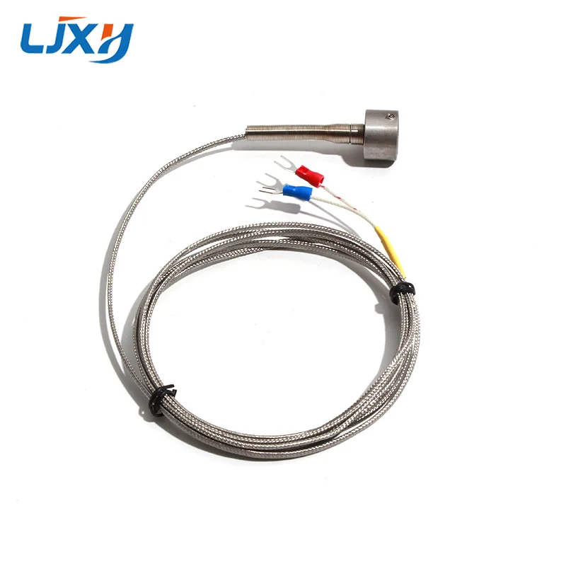 Sensor de Temperatura do Termopar tipo k Ljxh Interface em Forma de u de 0350 Graus com Ímã Circular de Fio Blindado de Aço Inoxidável