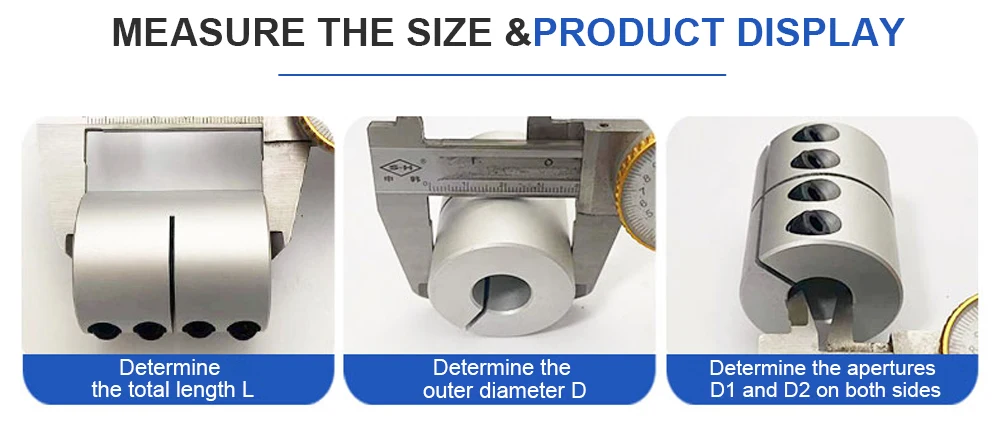 Description Picture 5 of itemShaft Coupling LL D16L16/24 Spider Rigid Torque Motor Connector Coupler CNC Aluminium Universal Joint 3D Printer Cardan