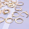 10/20Pcs Stainless Steel Ear Hooks Wire Settings Base Findings French Earrings DIY Clasps Hoop Earrings Jewelry Making Supplies 4