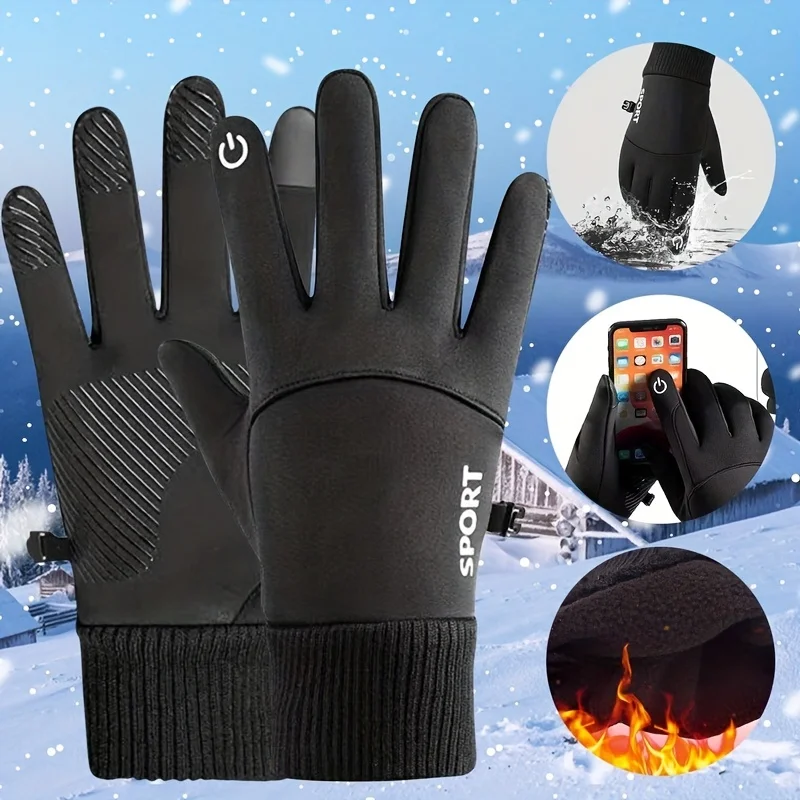 

Winter Gloves for Men Women Warm Tactical Gloves Touchscreen Waterproof Hiking Skiing Fishing Cycling Snowboard Non-slip Gloves