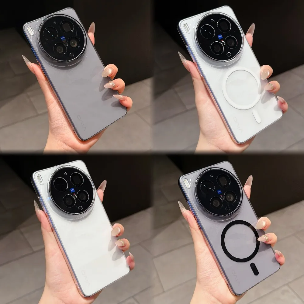 Clear Magnetic Shockproof Phone Case Cover