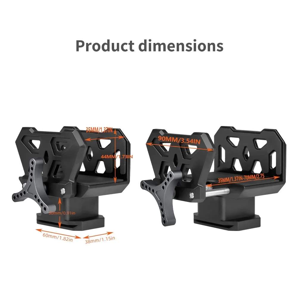 Rifle Saddle Clip Adapter Easy To Install Widely Compatible Arca Swiss QR Board Hunting Shooting rifle clip adapter