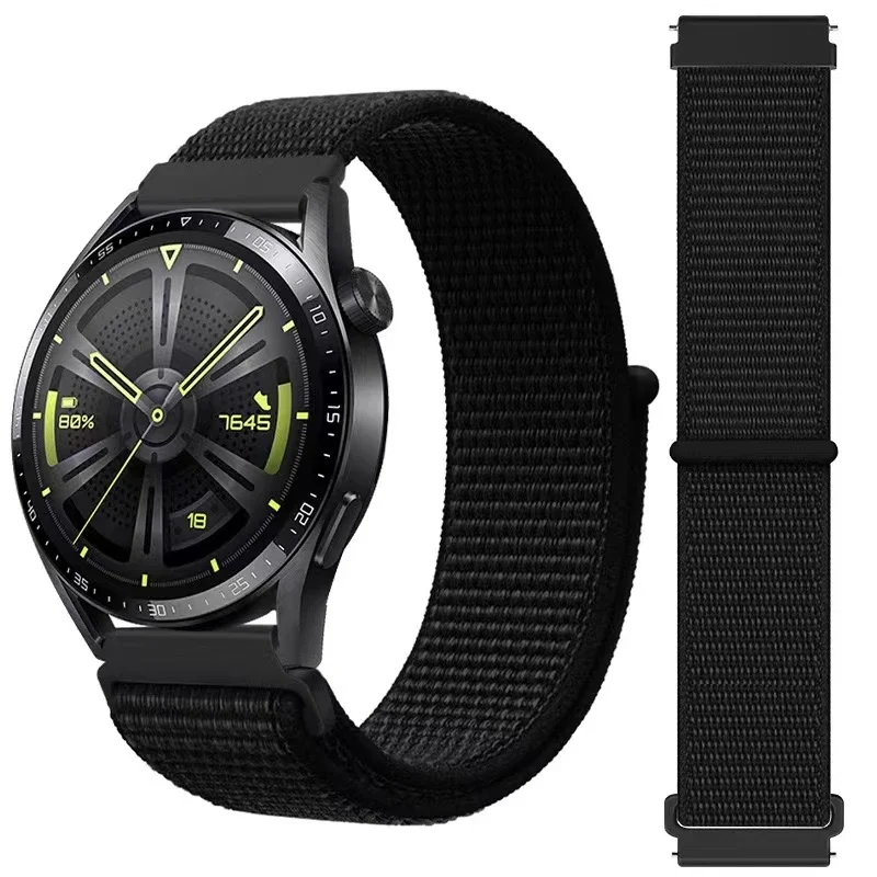 Versatile Nylon Smartwatch Strap - 20mm/22mm, Durable & Adjustable Band