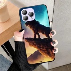 Sleek Black Silicone TPU Phone Case - Soft Protective Bumper Shell Cover for Cubot P80 (55)