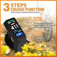 Écran TFT Mini KT TF04 pour Vélo Électrique - 24V/36V/48V, Connecteur SM/Étanche, Kit de Conversion pour Vélo Électrique, Fonction Boost et Design Économiseur d’Espace 4