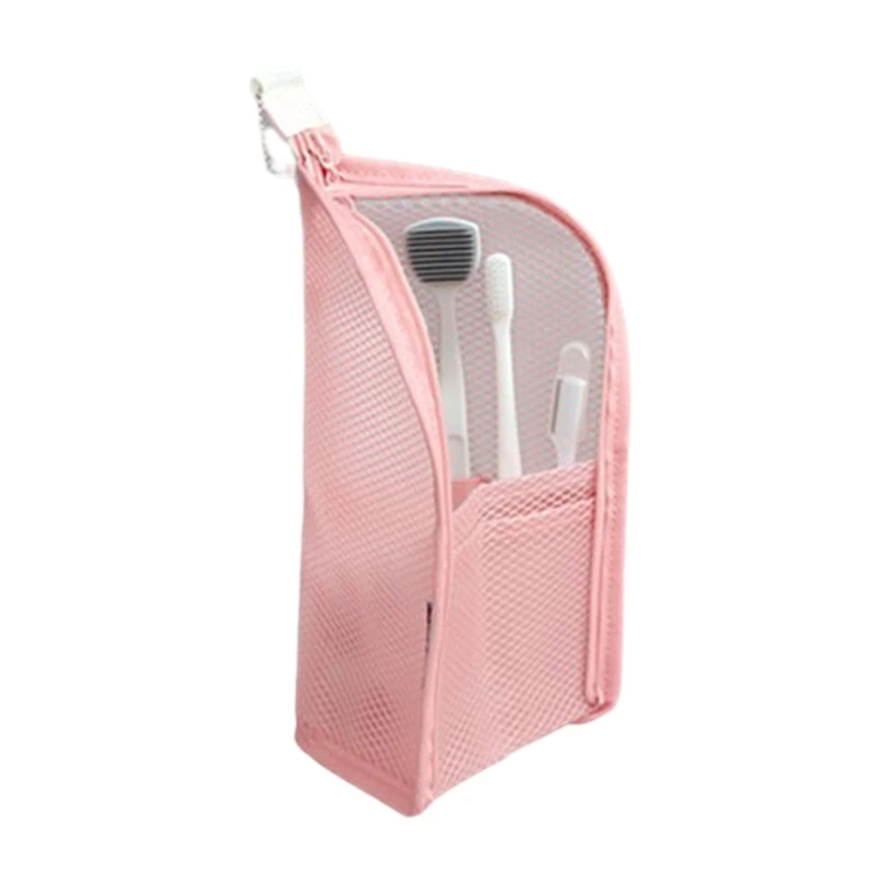 

Makeup Bag Mesh Toiletry Bag Cosmetic Storage Bag for Travel Handbag Waterproof EVA Bag for Personal Care Lipsticks Case