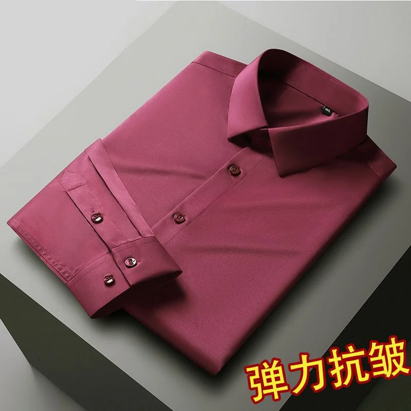 Spring Autumn New Solid Color Fashion Long Sleeve Shirt Man Casual Office Button Pockets Slim Korean Style Thin Style Cardigan