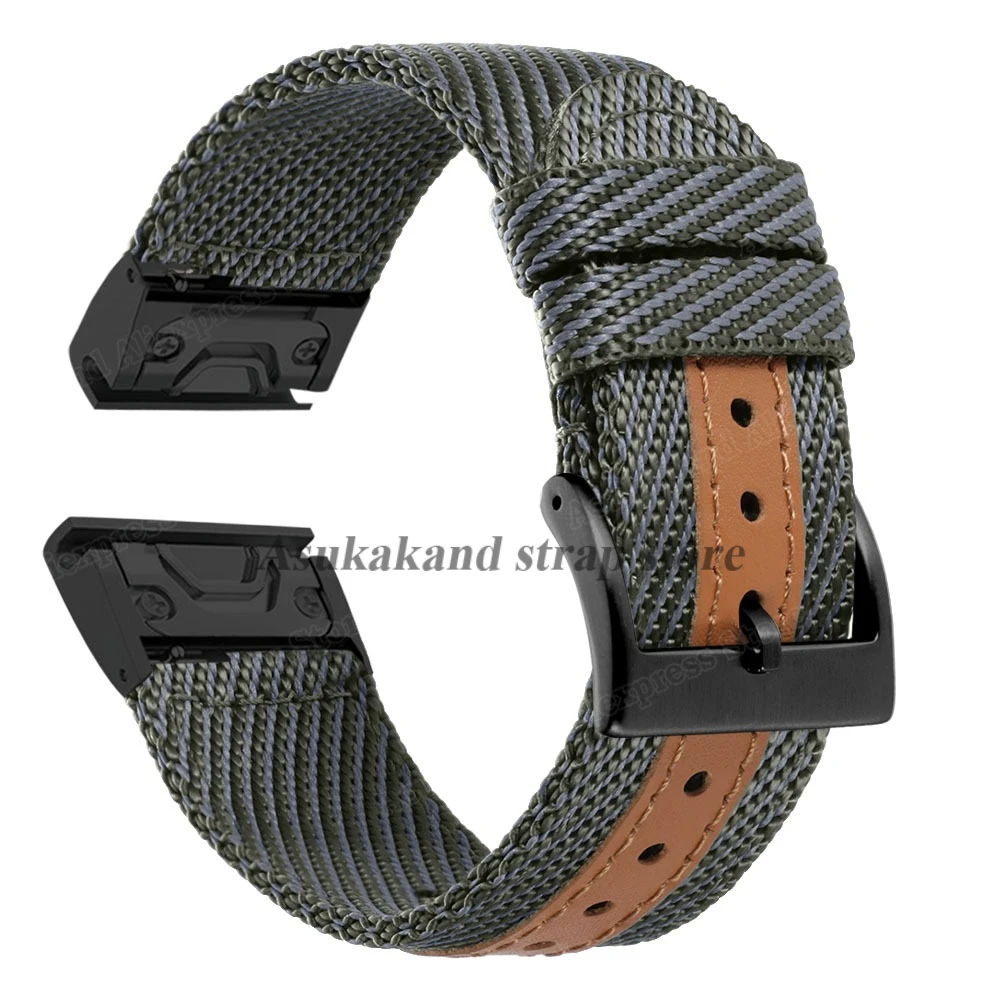 Durable Quick-Release Nylon Watch Strap - Canvas Bracelet, Various Sizes