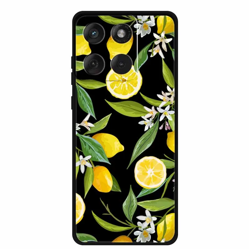 Cartoon Lovely Cat Black Silicone Soft TPU Phone Case