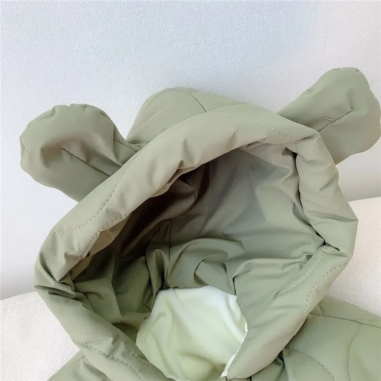 Newborn Girl Jumpsuit Hooded Winter Infant Overalls Baby Born Clothes Boy Warm Snowsuit Coat Kid Bear Romper Toddler Outerwear