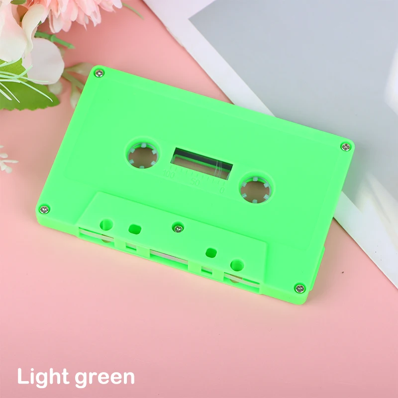 Colorful Blank Audio Cassette Tape Shell - Empty Reel-to-Reel Case