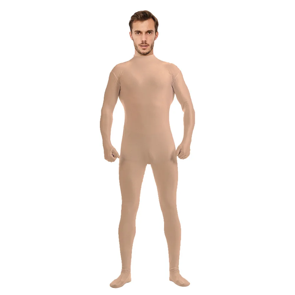 Cross-border Hot-selling Tights Half-pack Onesie Zentai Solid Color Clothes Dance Clothes Stage Performance