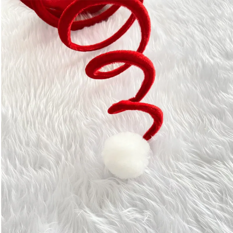Christmas Spring Hat Santa Claus Costumes Hats Headwear Santa Cap Christmas Party Supplies Props Cosplay Hat