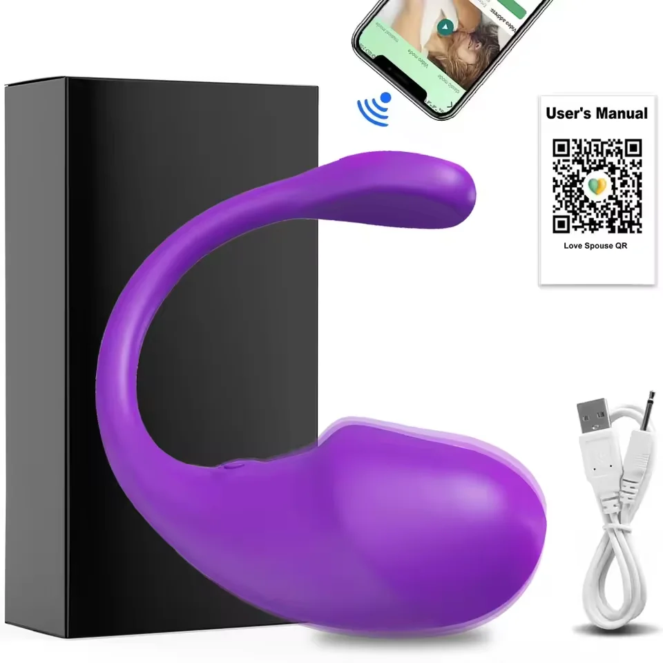 Wireless Vibrating Egg Female APP Control Wearable Clitoris Vagina Stimulator Massager Masturbation Women Sex Toy for Adult 18+