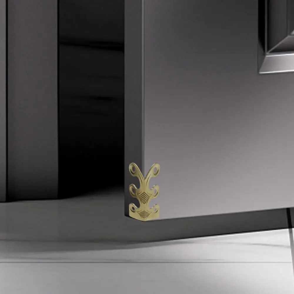 Description Picture 4 of itemAntique Decorative Edge Cover Corner Protectors Metal Angle Brackets for Photo Album Edge Corner Protector for Cabinets Dressers