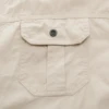 2024 Summer New Fashion Men Short Sleeve Solid Color Safari Shirt Casual Cargo Work 100% Cotton Pocket Shirts Male Plain Tops 4