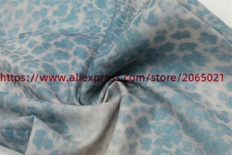 Blue Leopard Pattern Lazy Wind Pants Jogger Men Women High Quality Loose Clothing Trousers