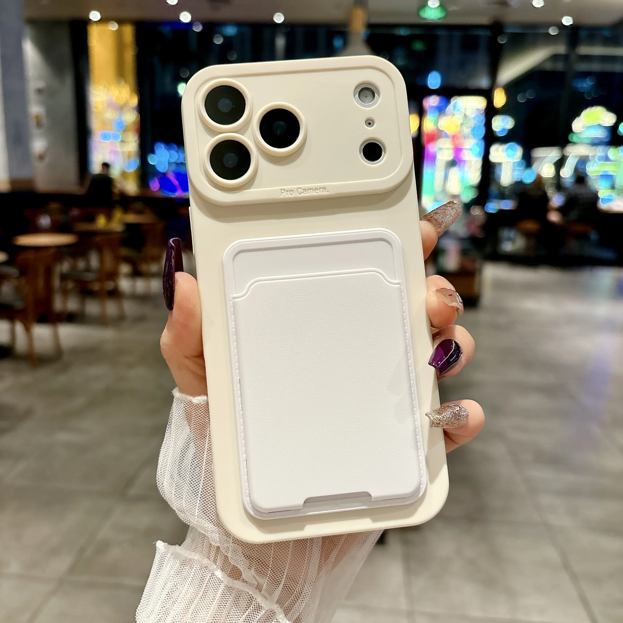 Universal Phone Case with Card Slot Holder and Pocket – Sleek and Functional Design