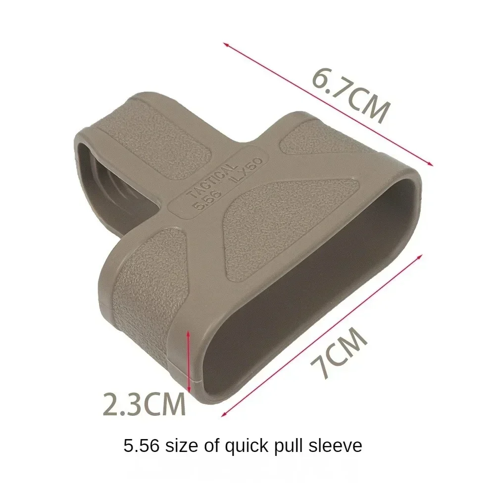 Hunting 5.56 Fast Magazine Rubber Holster Mag Pull Assist Cage Loops NATO Skull M4 M16 AR15 Airsoft Gun Accessories