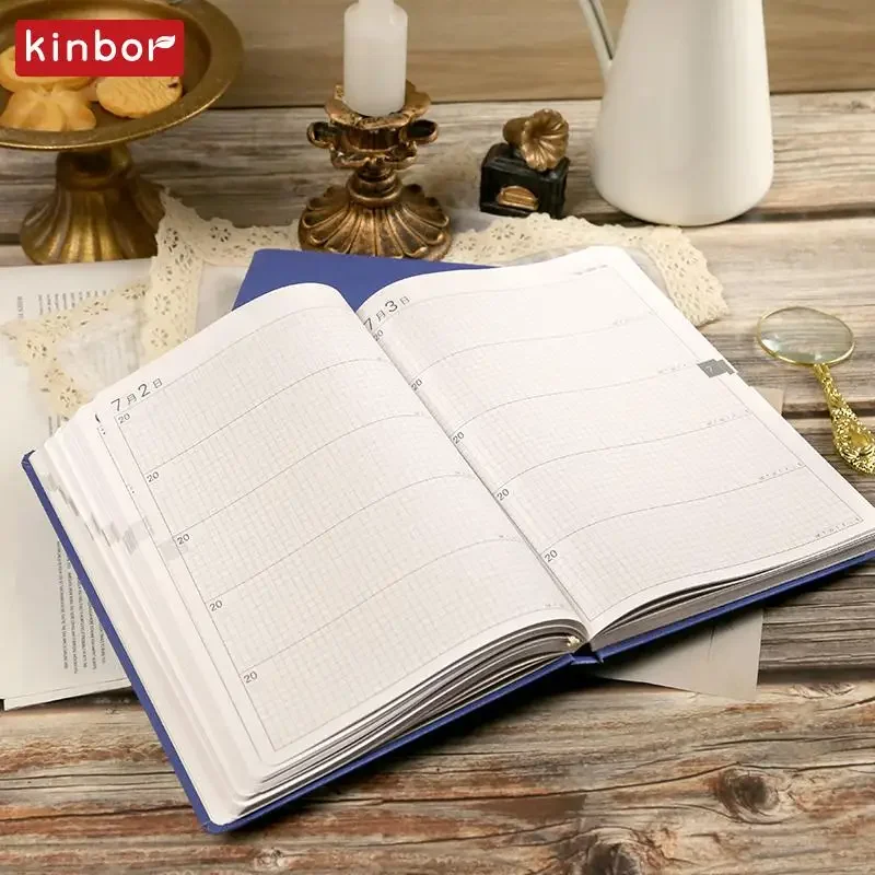 Kinbor Five Year Plan Collection 64g Illustration Notebook A5 Handbook Continuous Self-Filling Diary Time Management Efficiency 2