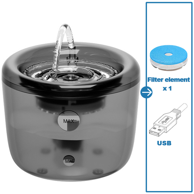 Water Fountain Filter Automatic Sensor Drinker For Cats Feeder Pet Water Dispenser Auto Drinking Fountain For Cats