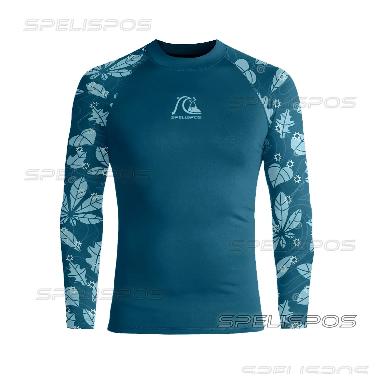 Men's Long Sleeve Surfing Shirt Rashguard UV Sun Protection Basic Surfing Suit Swimwear UPF 50+ Diving Gym Clothes