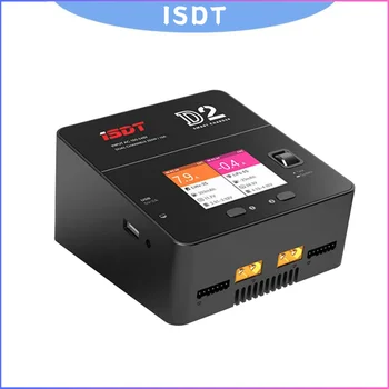 ISDT D2 200W 24A AC Dual Channel Output Smart Battery Balance Charger For RC Car Airplane Helicopter 2-6S Lipo LiHv LiFe 1
