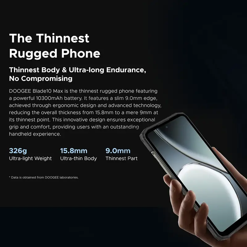 DOOGEE Blade 10 Max Smartphon 4G 6.56" 90Hz Display Unisoc T606 Octa Core Mobile Phone 20GB(8+12)+256GB 50MP 10300mAh Android 14 - Image 4