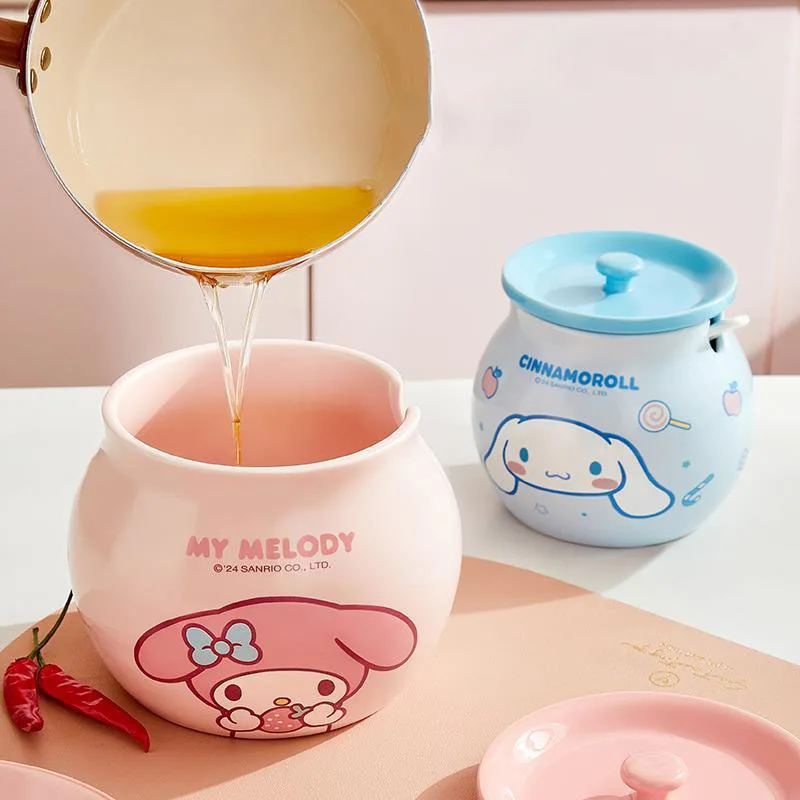 700Ml 1200Ml Sanrio My Melody Seasoning Jar Kawaii