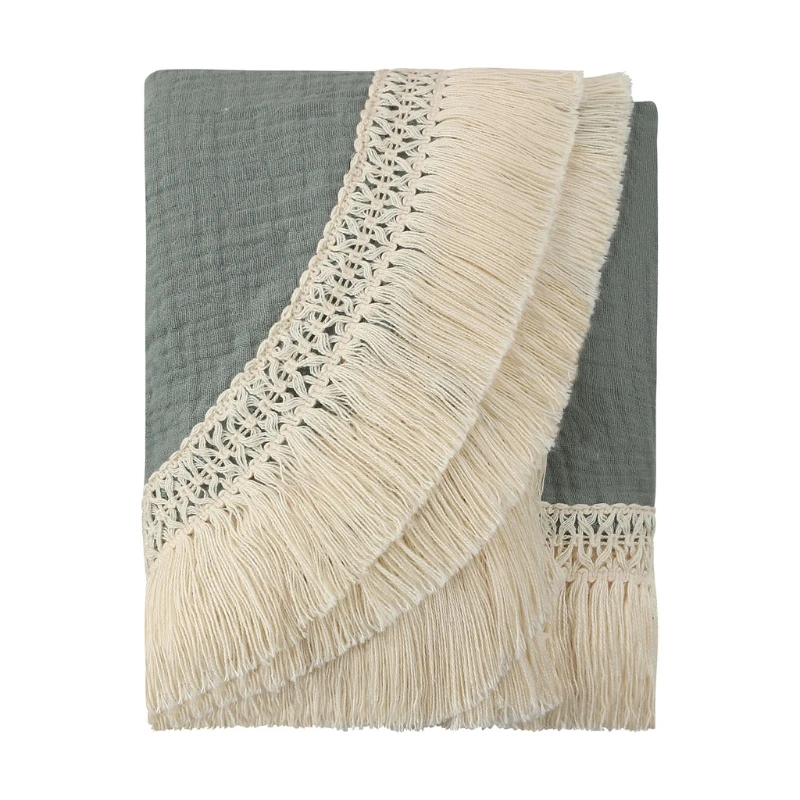 아기 담요 프린지 신생아 사진 소품 신생아 목욕 타월