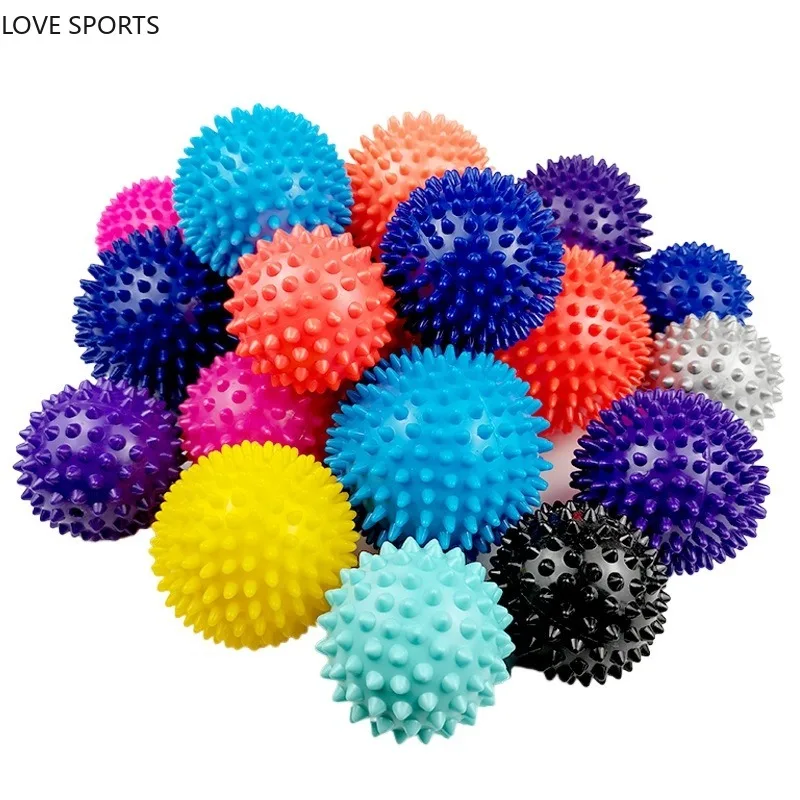 6.8/7.5CM/9CM PVC Massage Balls Roller Yoga Fitness Balls Muscle Relax Fascia Trigger Point Hand Foot Relax Stab Massage