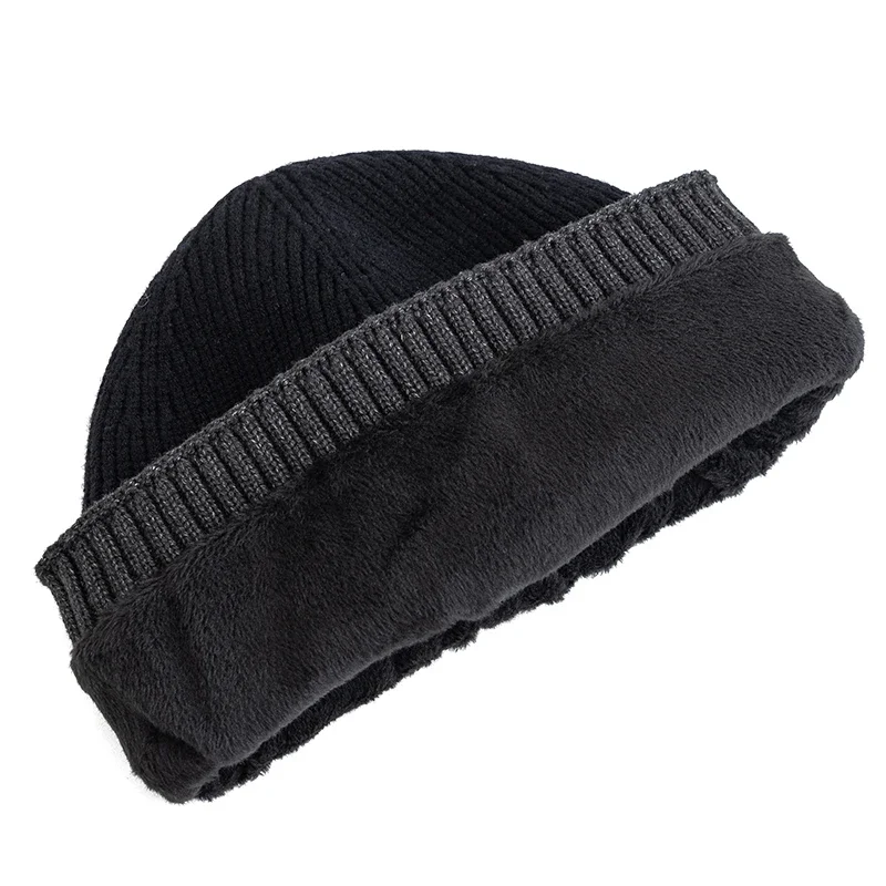 Unisex Winter Hat Fleece Lined Warm Cap Stylish Soft Beanie Hat For Men Women Outdoor Thicken Ski Sports Knitted Hat