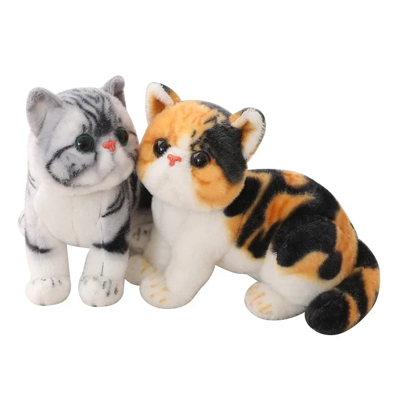 Alien Plush Toy 1pc 26CM Lovely Simulation Cat Peluches Toy Stuffed Soft Pet Cat Dolls Kawaii Animal Plush Toys for Children Kids Birthday Decor