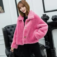 Trendy Women's Winter Jacket Double-Sided Fleece Thickened Hoodie Stand Collar Warm Sweatshirt Open Cardigan Fleece Women