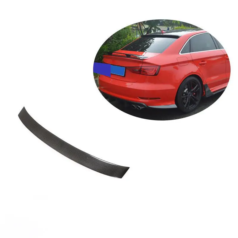 A3 Rs3 In Fibra Di Carbonio Posteriore Tronco Spoiler Ala Adatta Per Audi A3 Rs3 2014-2019, 100% Testato Bene