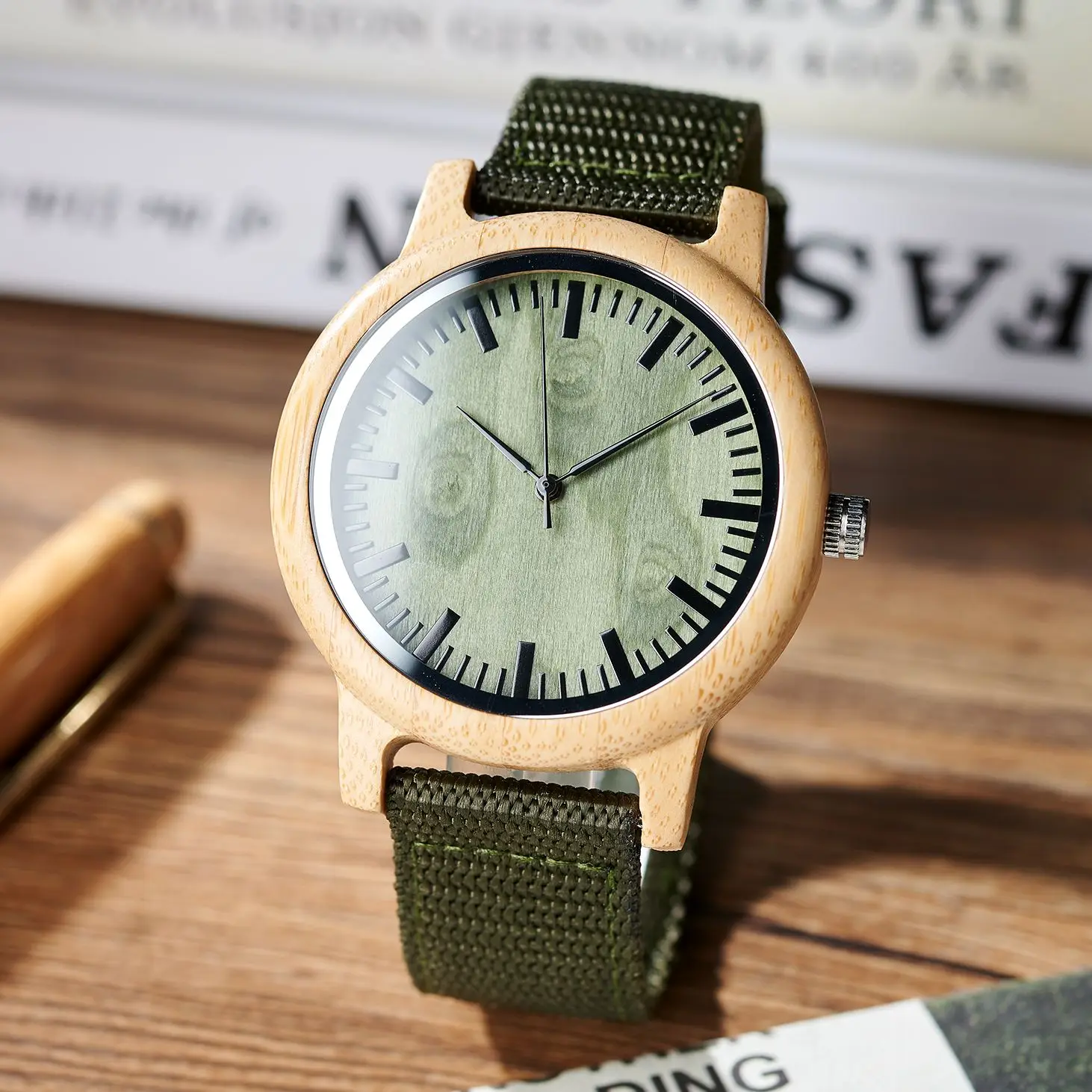 BOBO BIRD Wooden Watches for Men & Women Leather Strap Quartz Watches Support OEM Customized Dropshipping 4
