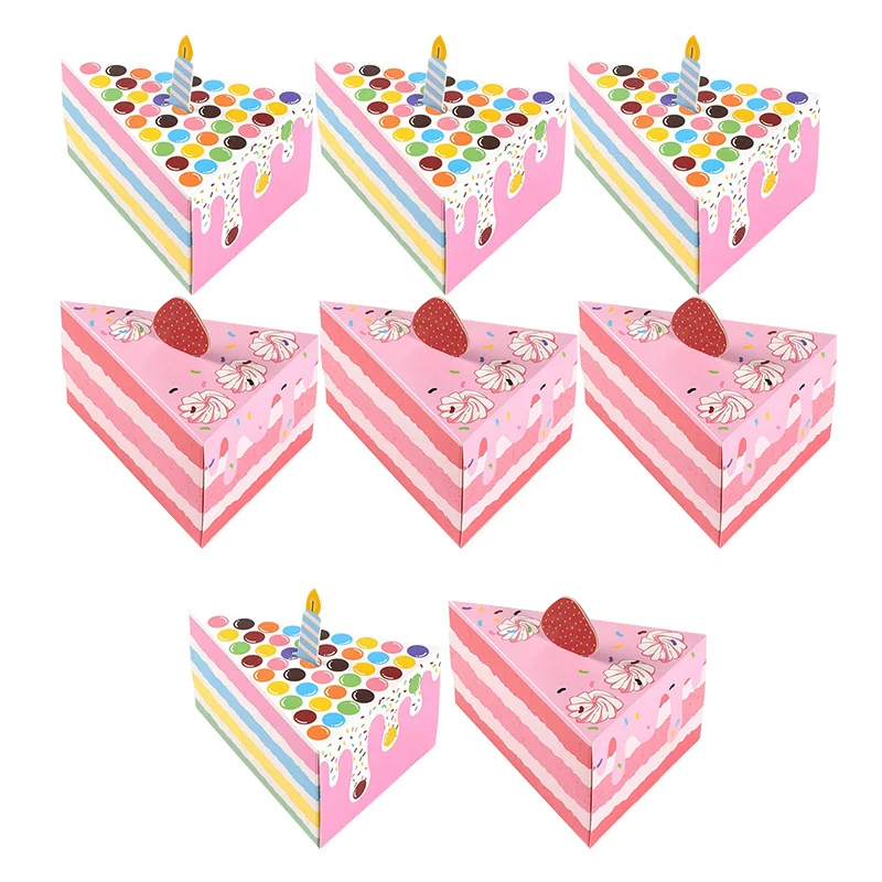 未标题-2.jpg 4pcs Triangle Candy Boxes in Cake or Candle Shape, Cute Paper Packaging for Cookies, Ki... - SKU CGB01054 - UGI Packaging
