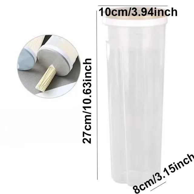 Noodles Sealed Can Kitchen Accessories Food Grade Plastic Kitchen Storage & Organization Quantitative Divided Can Storage Box 6