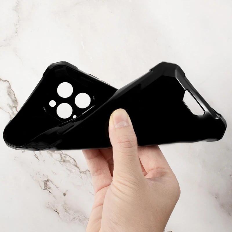 Premium Black TPU Phone Case - Durable Silicone Protective Cover