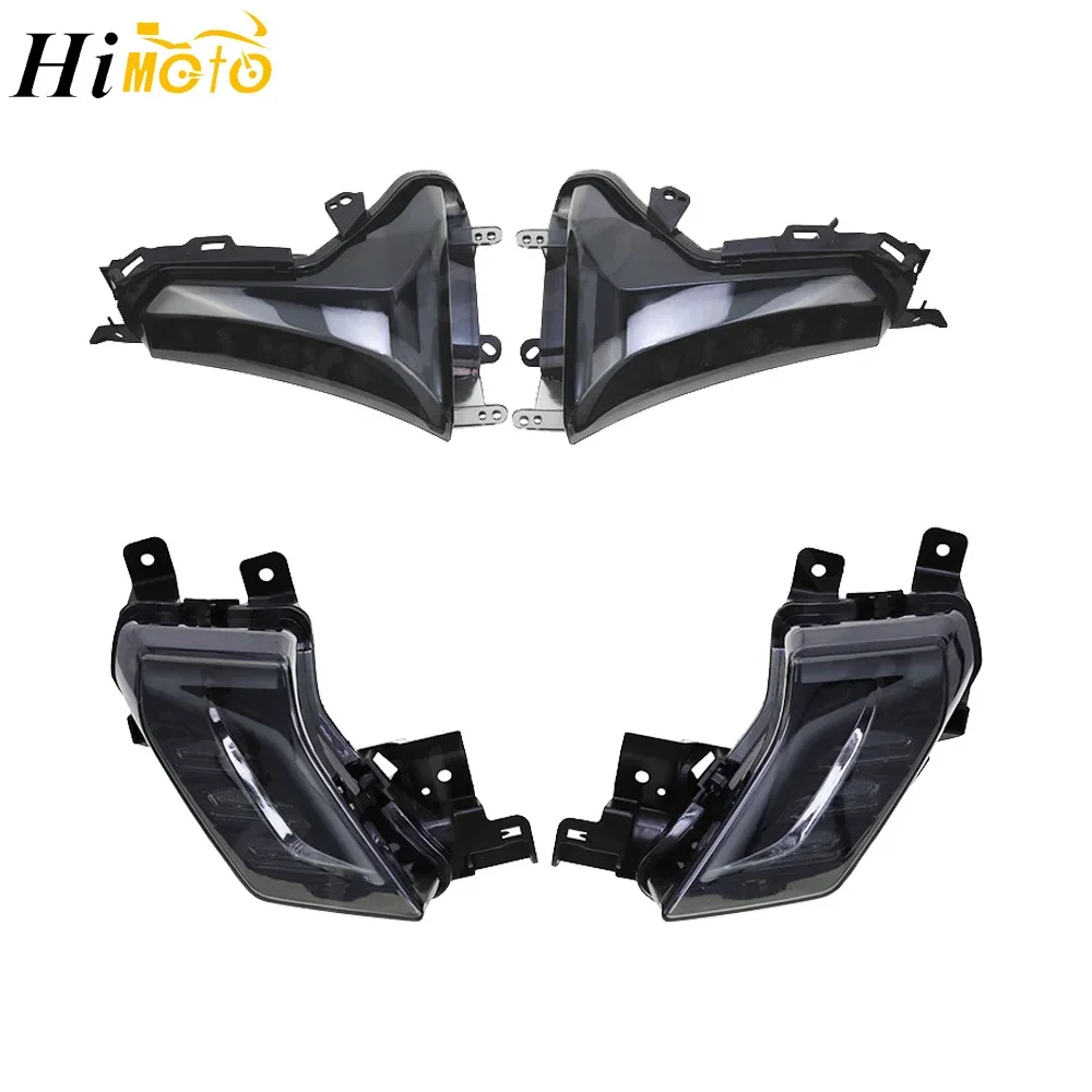 

Motorcycle Front + Rear Turn Signal Indicator Light Lamp Set For Yamaha TMAX T-MAX 530 TMAX530 T-MAX530 2017 2018 2019 SX DX