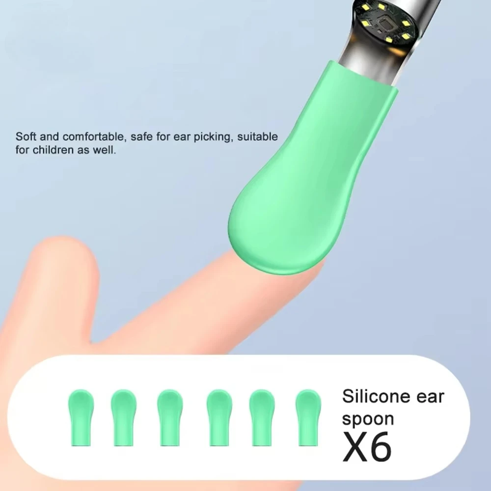 1080P HD 스마트 전동 귀 청소 키트 비주얼 카메라 효율적인 귀지 제거 USB 전원 개인 가정 호텔용