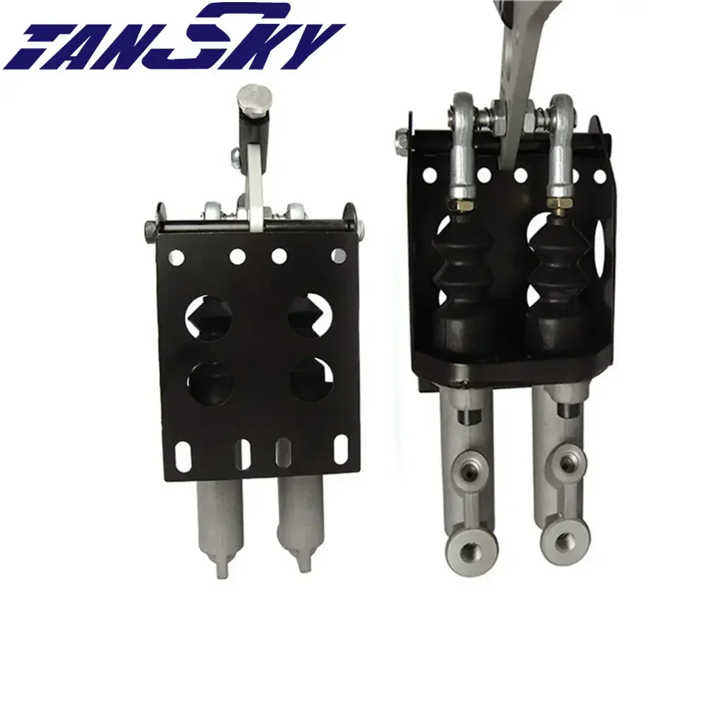 Vertical Hydraulic Handbrake Twin Cylinder With Master Cylinder TK-B44004