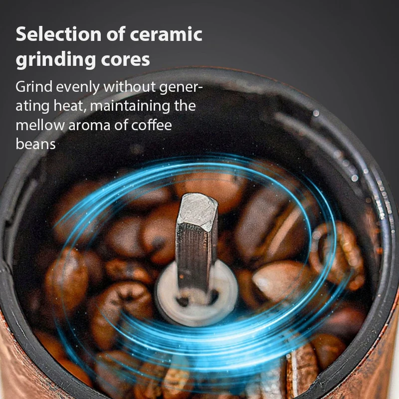 Description Picture 6 of item6pc Set Coffee Kits Coffee Accessories Manual Grinder Mill Glass Pot with Filter Dripper Gooseneck Kettle Specialized Barista