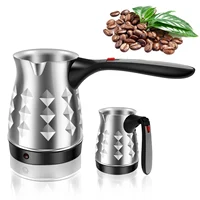 Cafetière turque de 500 ML, cafetière électrique en acier inoxydable avec poignée pliante, pour le bureau et la maison 1