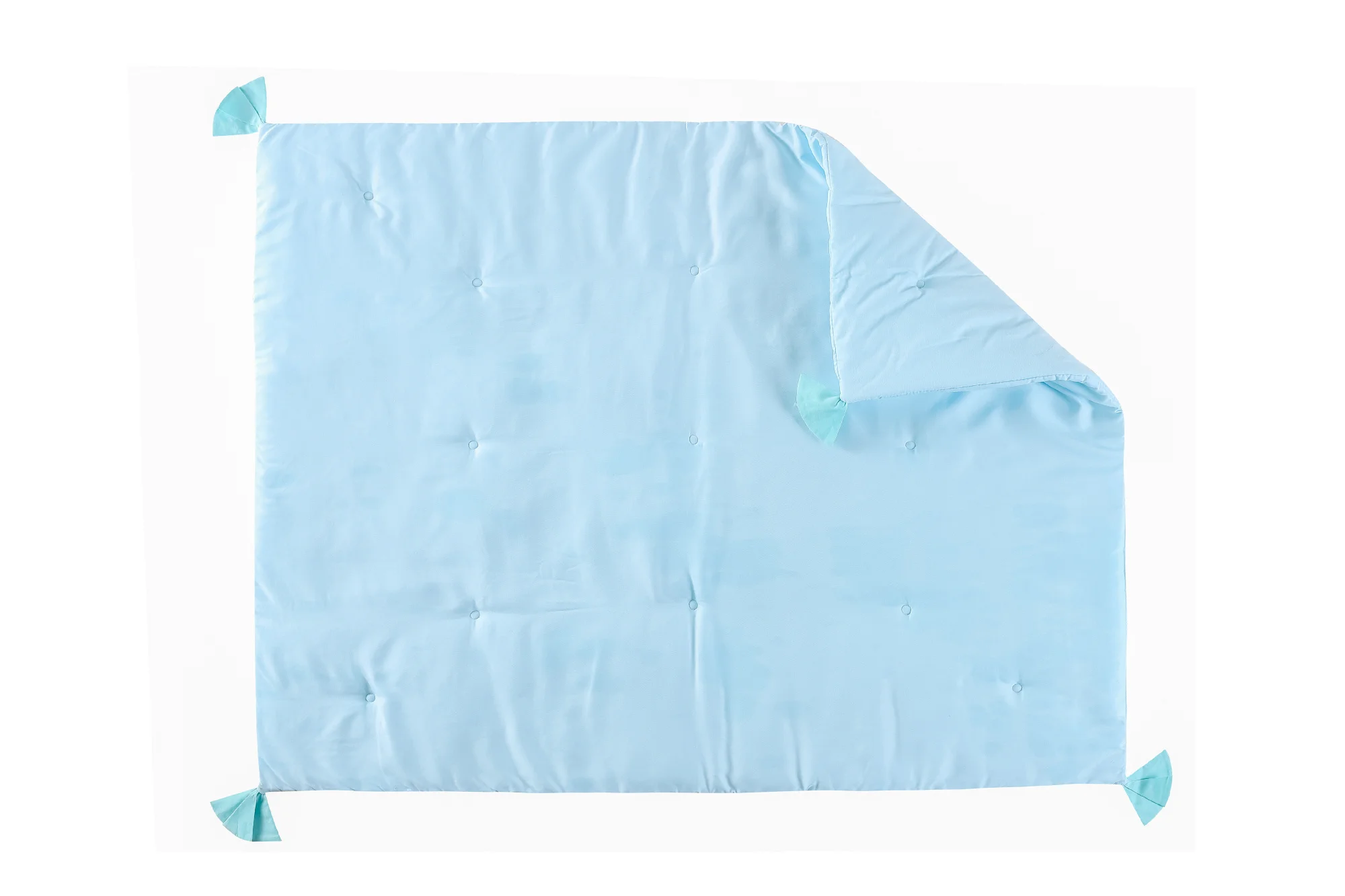Plain solid color 100% polyester micro brushed 1Pcs Cot Comforter 33*42 Boys Girls Baby Quilt supper soft 84*107cm blue pink