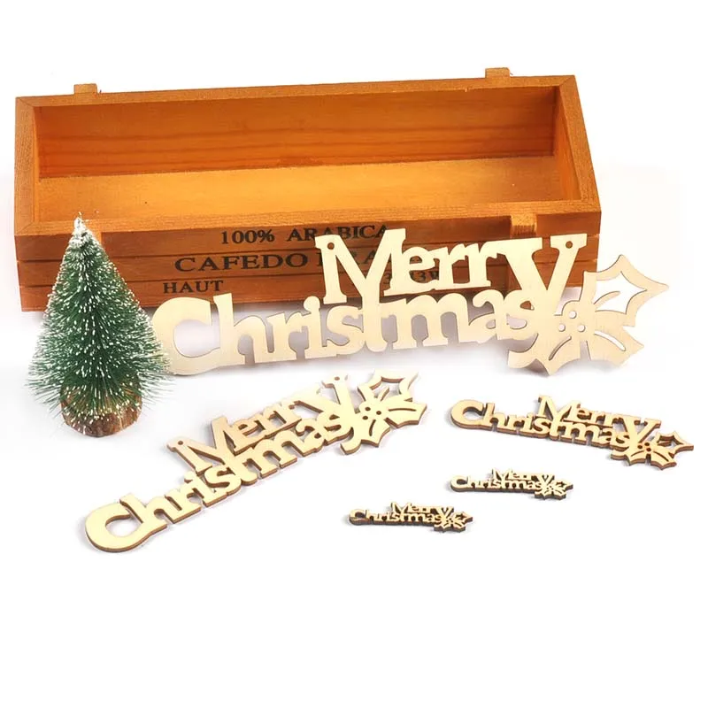 

2-30 шт., Деревянные Подвески для рождественской елки, 45-200 мм