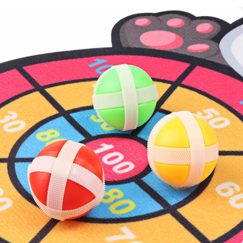 Children Dart Board Slingshot Target Stickey Ball Dart Game Educational Indoor Sports Kid Throw Ball Target Montessori Game Gift 4