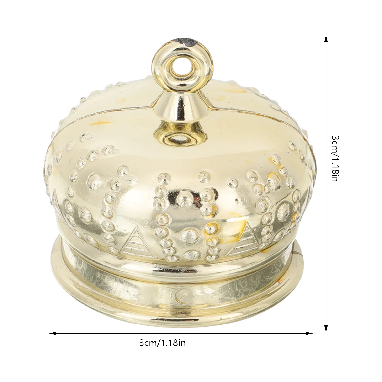 50개 크리스마스 볼 캡 플라스틱 수공예 펜던트 엔드 커버 DIY 장 공예품 홀더 볼 참