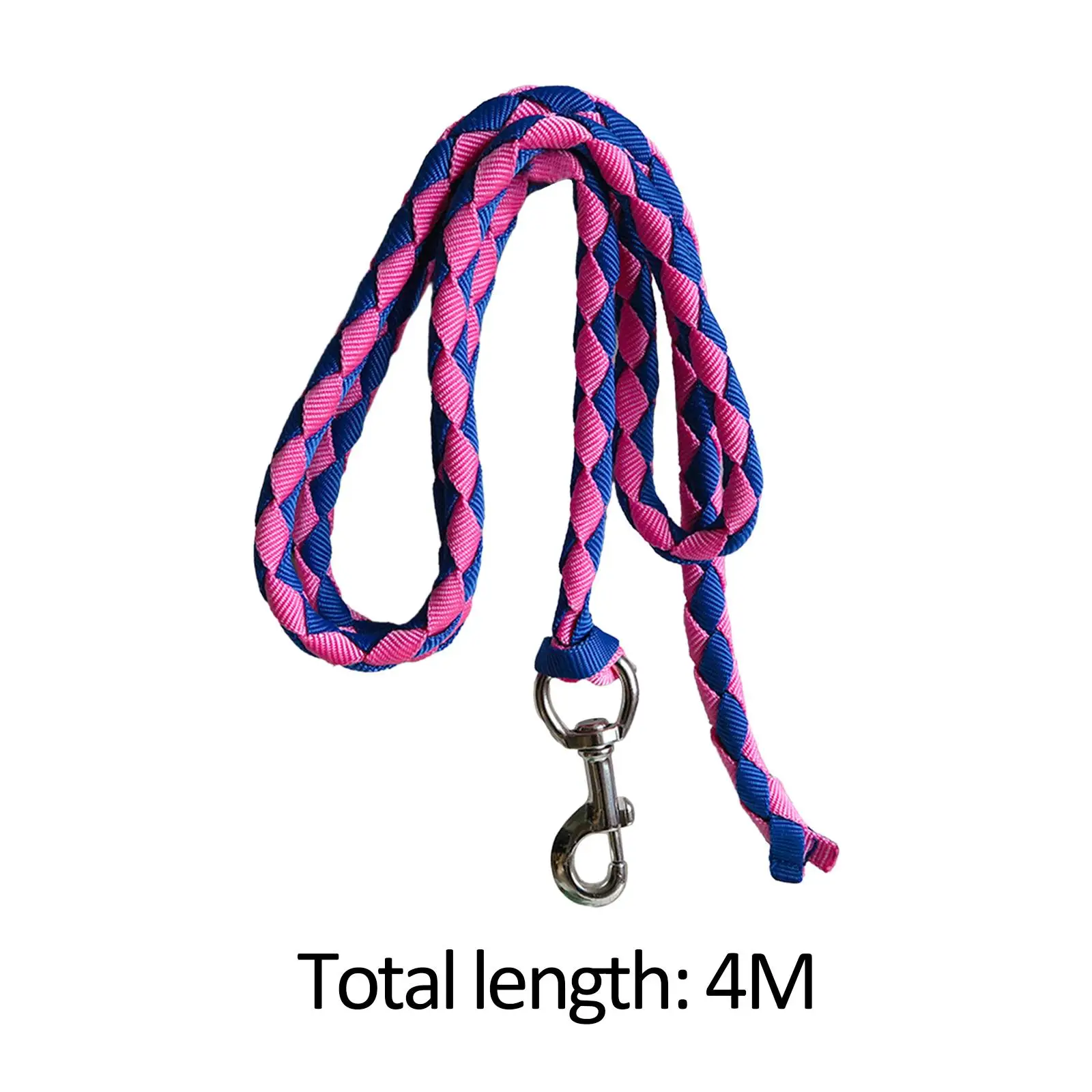 Horse Lead Rope with Bolt Snap Swivel Buckle Braided Horse Rope for Leading Training Horse, Pet, or Sheep